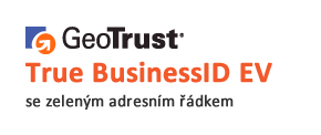 SSL certifikát GeoTrust True BusinessID s EV (zelený adresní řádek)